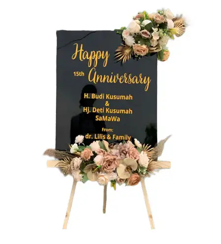 Papan Bunga Akrilik Soko